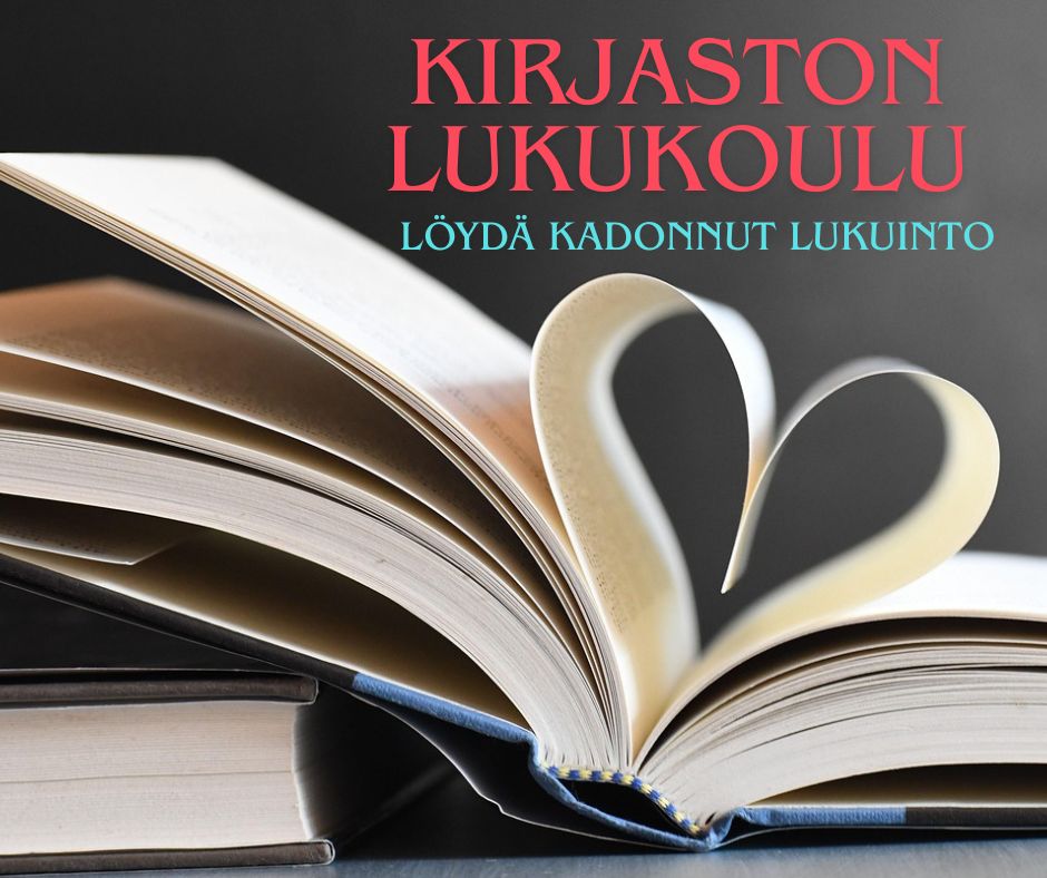Valokuva kirjasta, jonka sivuista tulee sydän.